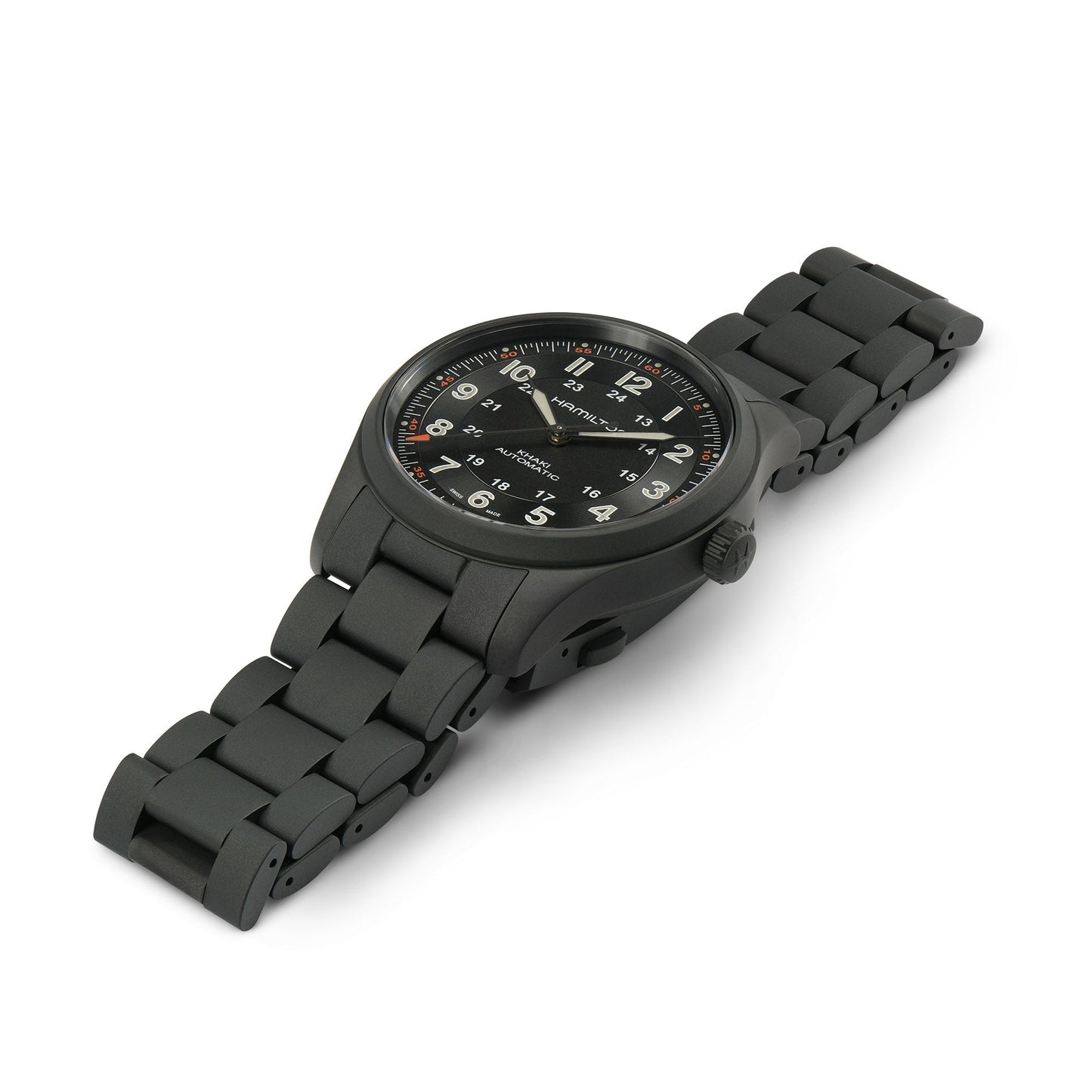 Khaki Field Black Titanium Automatic 38mm