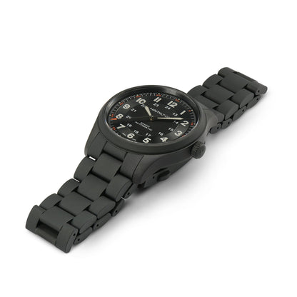 Khaki Field Black Titanium Automatic 38mm