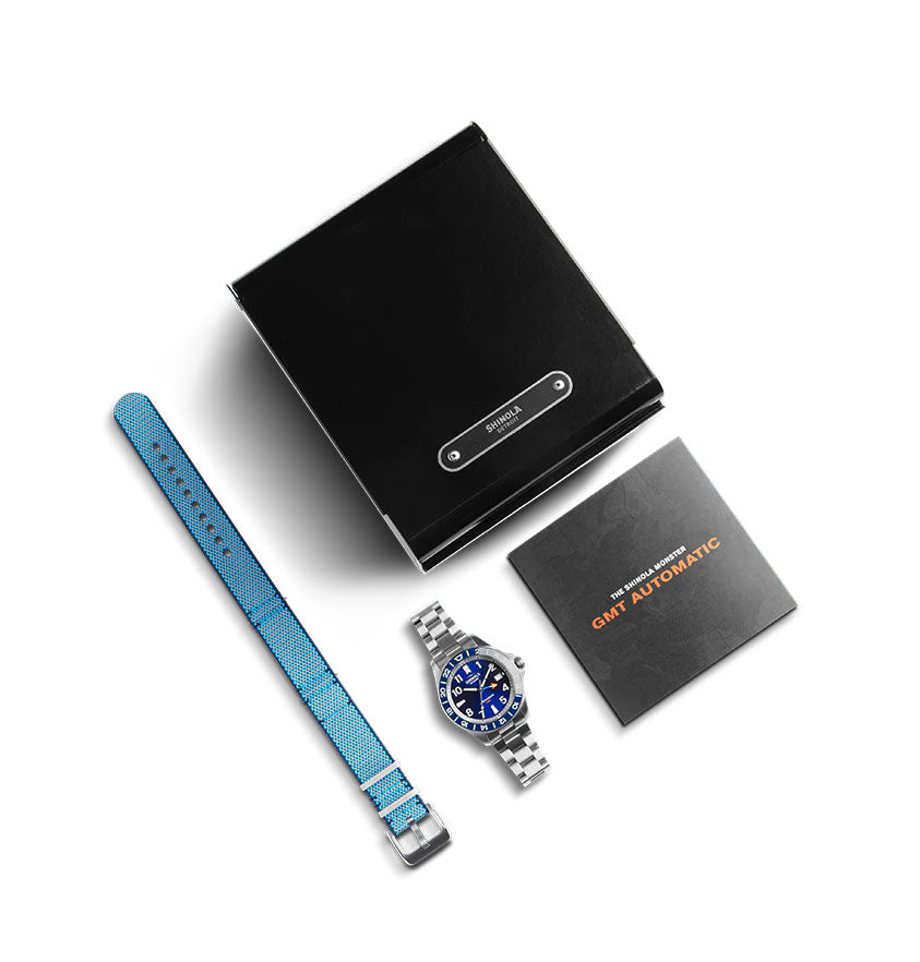 Gift Set: Monster Gmt 40mm, Silver Bracelet