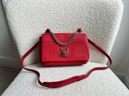 Louis Vuitton Red Mylockme II BB Bag
