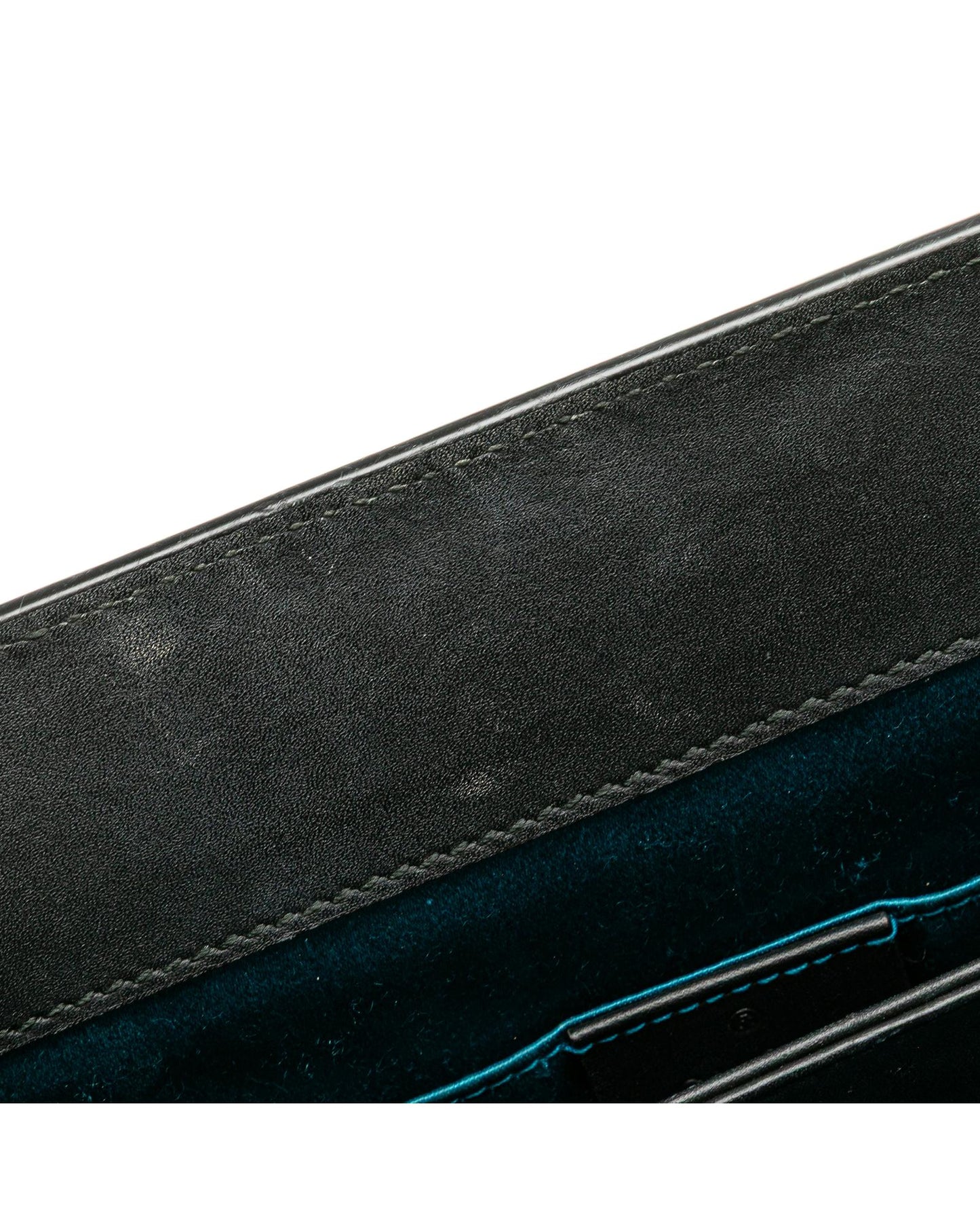 Small Suede Chain Crossbody Bag with Leather Trim