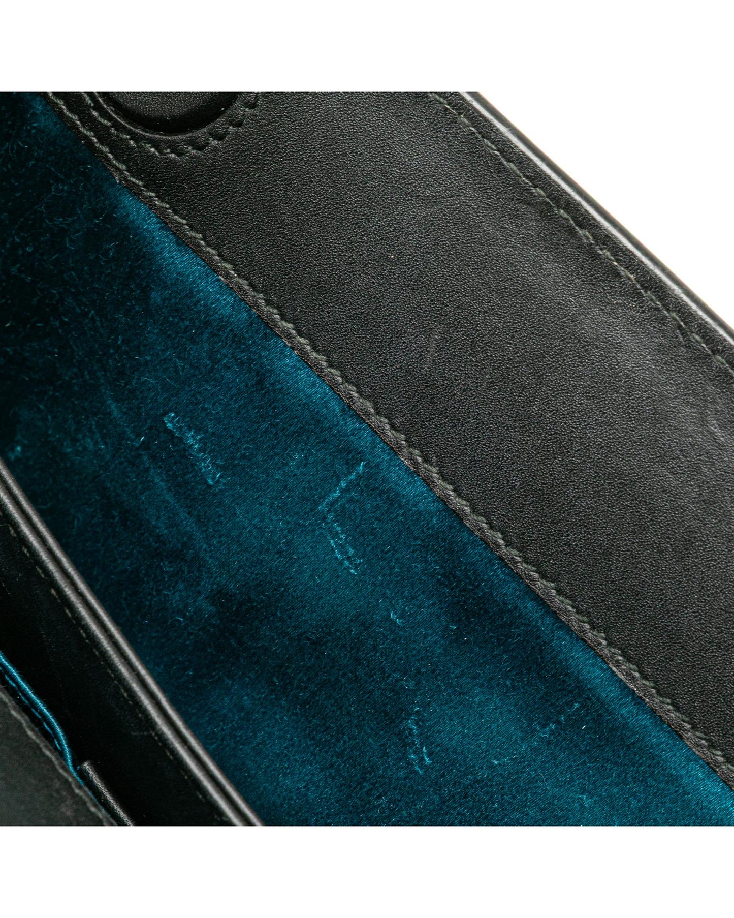 Small Suede Chain Crossbody Bag with Leather Trim