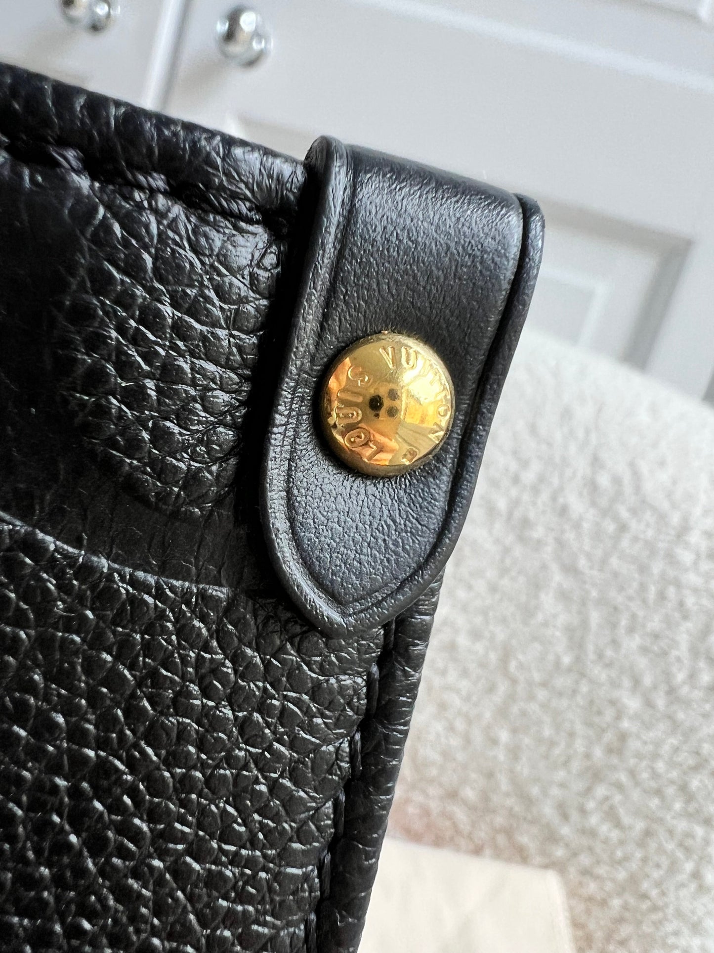 Louis Vuitton On the Go Black PM Empreinte (RRP £2,420)