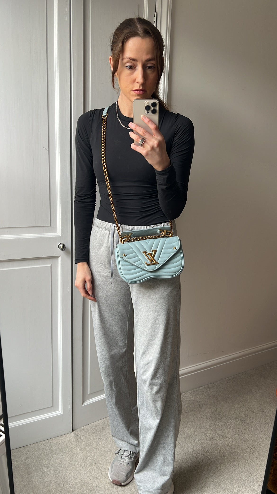Louis Vuitton New Wave PM Bag in Light Blue