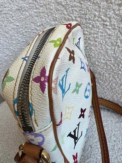 Louis Vuitton Rift Bag White Multicolore Takashi