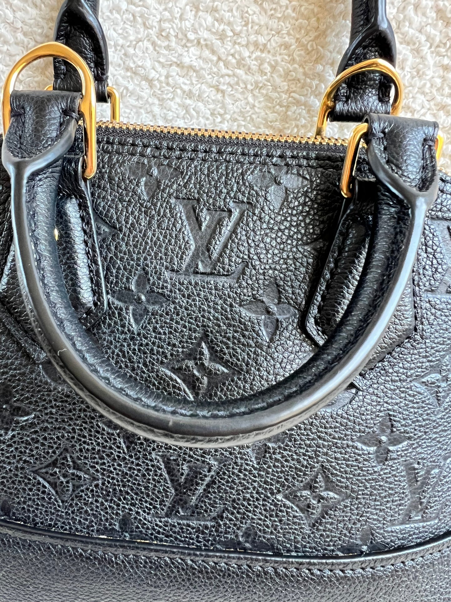 Louis Vuitton Alma Neo BB Black Empreinte  (RRP £2,020)