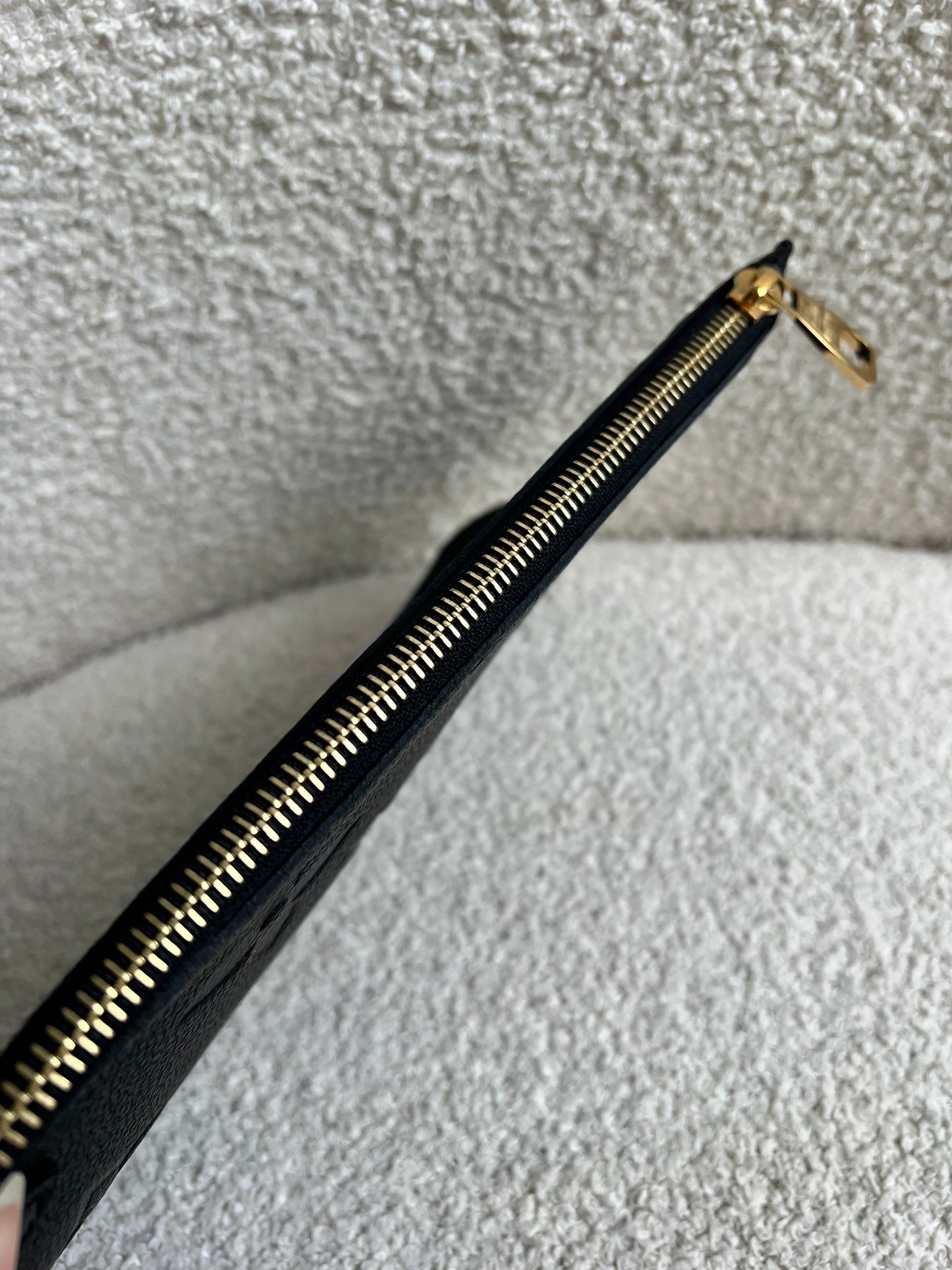 Louis Vuitton Pouch (from Neverfull) Black Empreinte