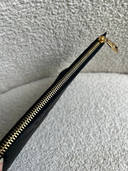 Louis Vuitton Pouch (from Neverfull) Black Empreinte