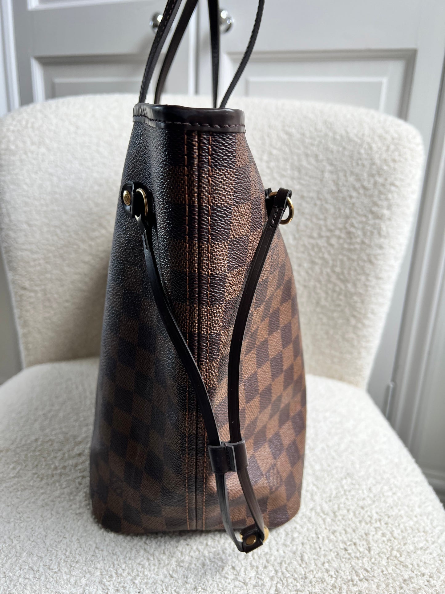 Louis Vuitton Neverfull MM Damier Ebene Cherry Interior (RRP £1,430)