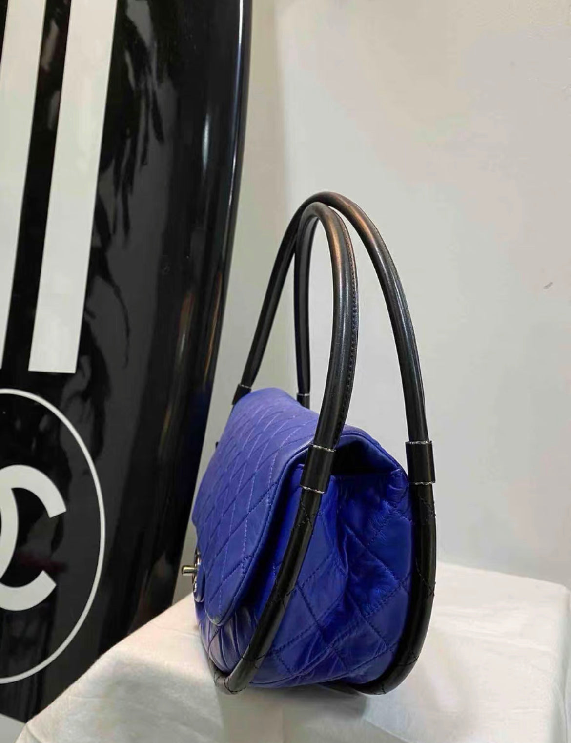 Chanel Ss13 Hula Hoop Bag Blue