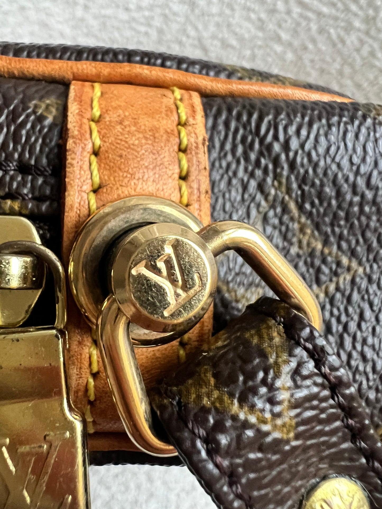 Louis Vuitton Vintage Marly Dragonne Clutch Monogram