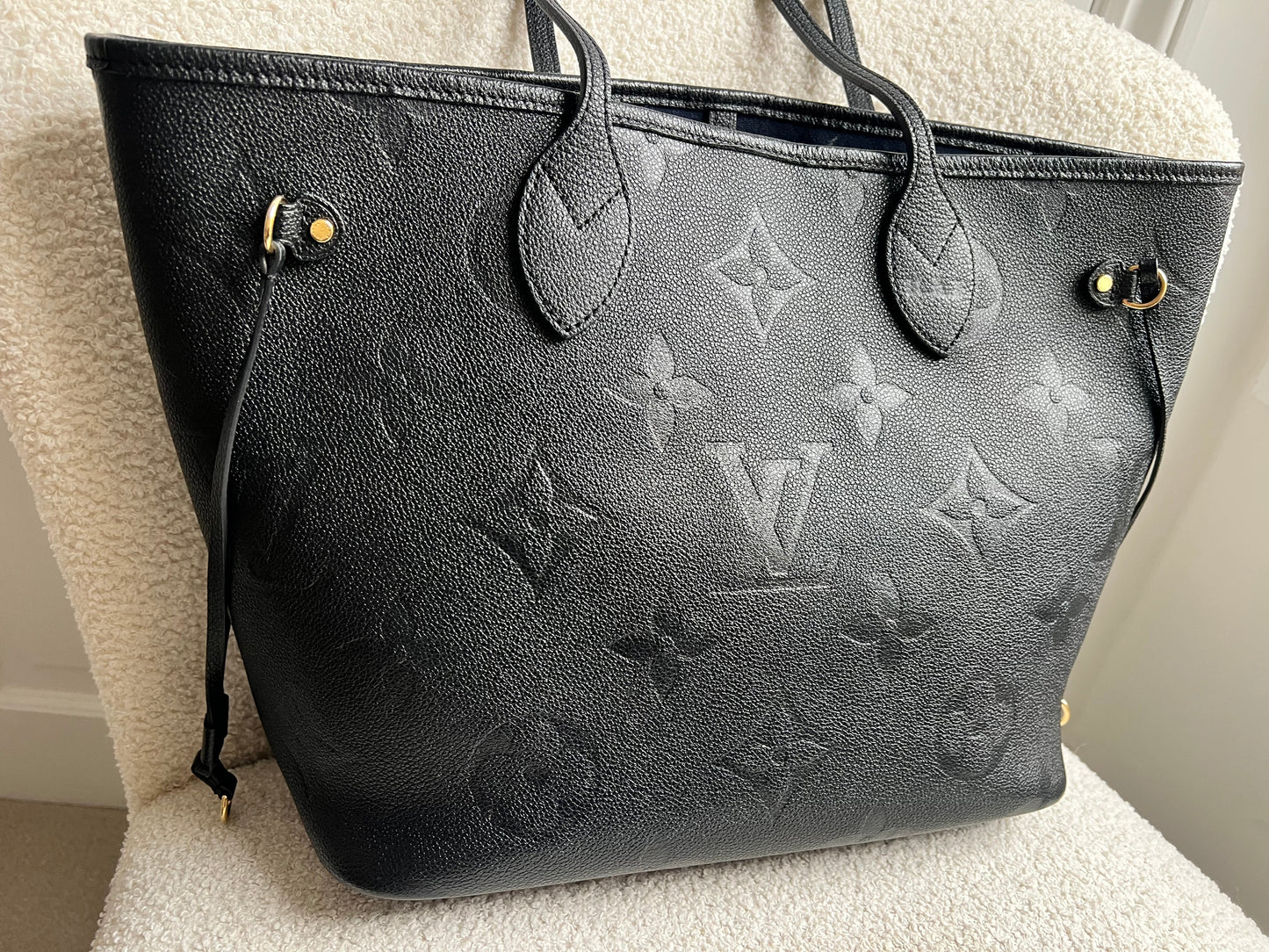 Louis Vuitton Neverfull MM Black Empreinte (RRP £1,970)