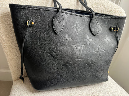 Louis Vuitton Neverfull MM Black Empreinte (RRP £1,970)