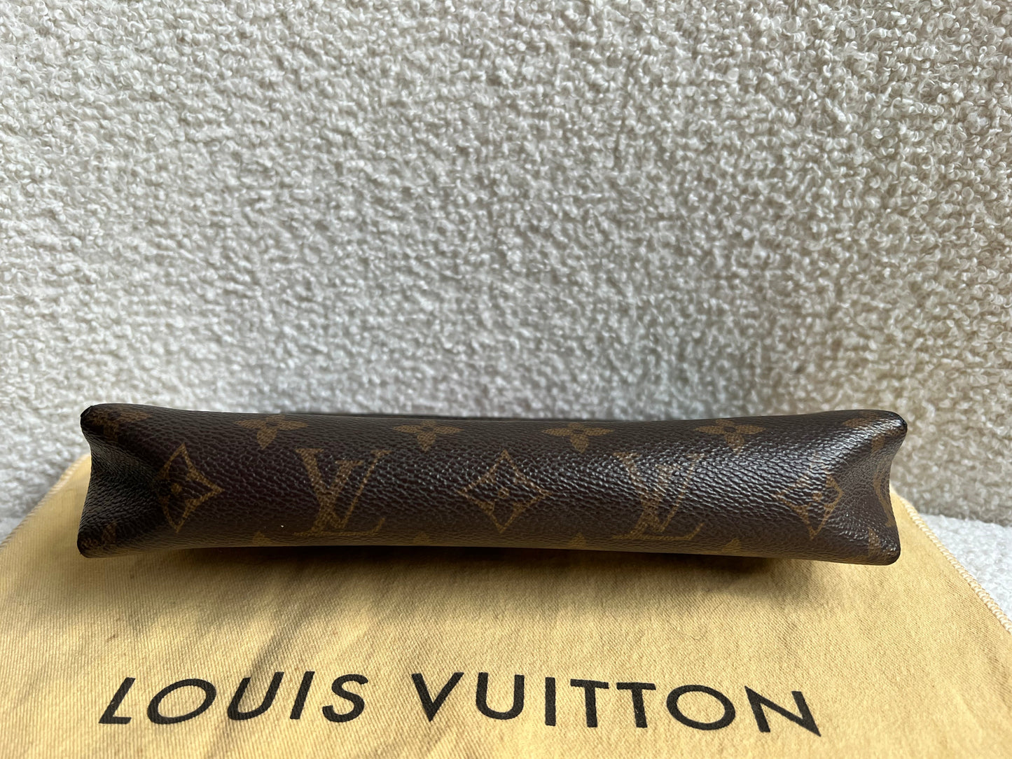 Louis Vuitton Red and Monogram Pallas Pochette