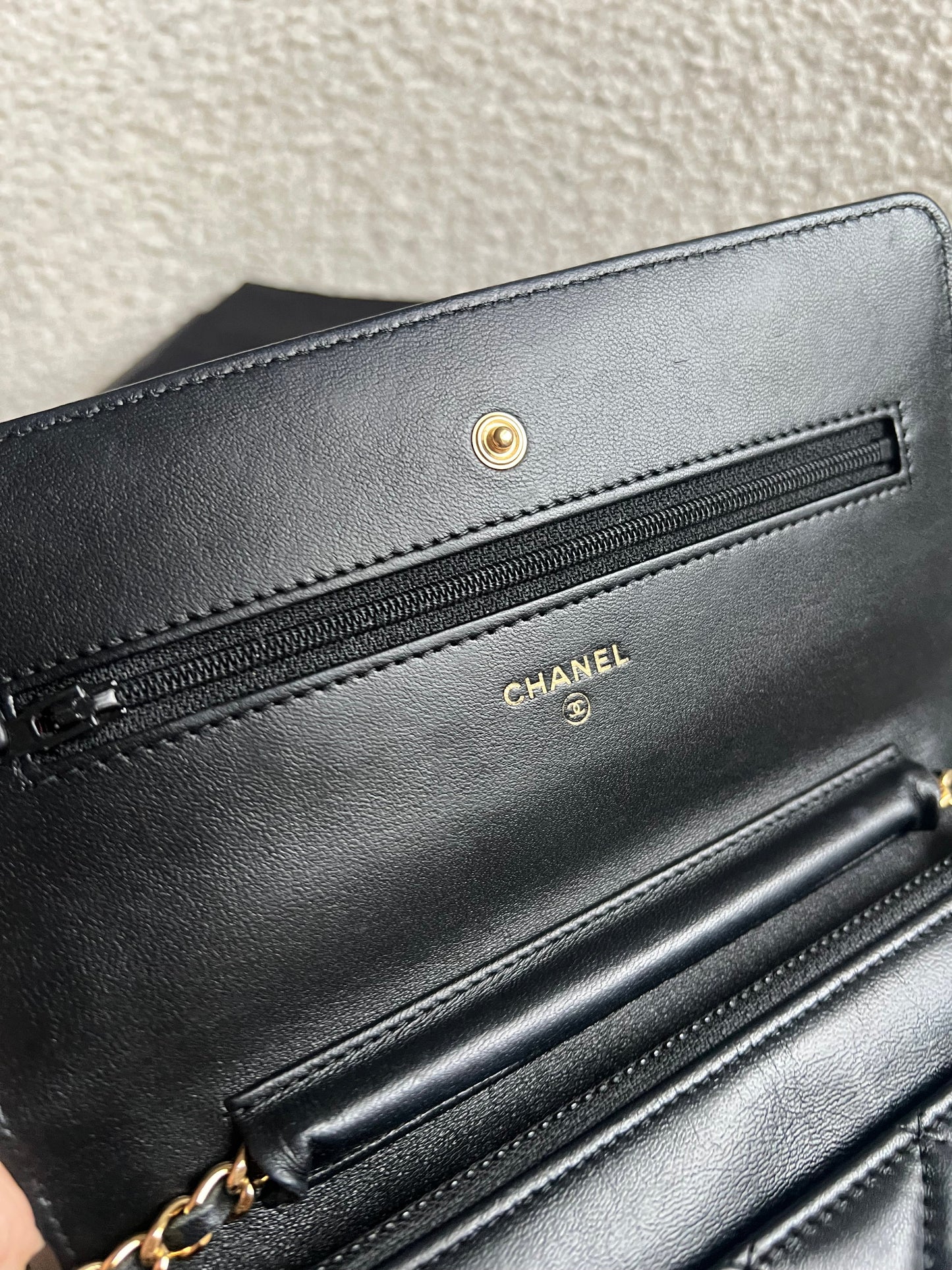 Chanel Wallet on Chain in Black Lambskin Gold Hardware (RRP £2,930)