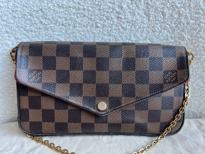 Louis Vuitton Felicie Pochette Damier Ebene (RRP £1090)