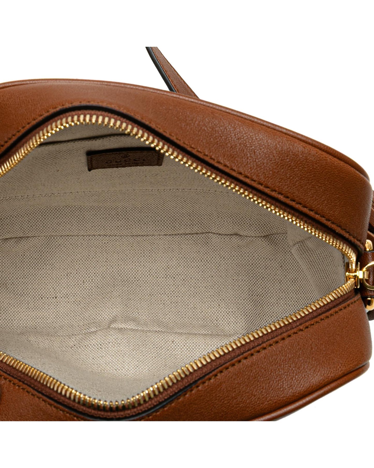 Small Leather Crossbody Bag with Tassel Detail
