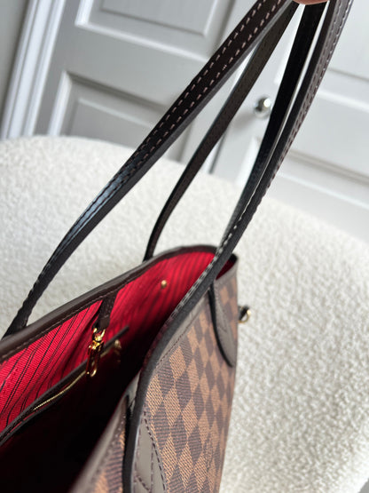 Louis Vuitton Neverfull MM Damier Ebene Cherry Interior (RRP £1,430)