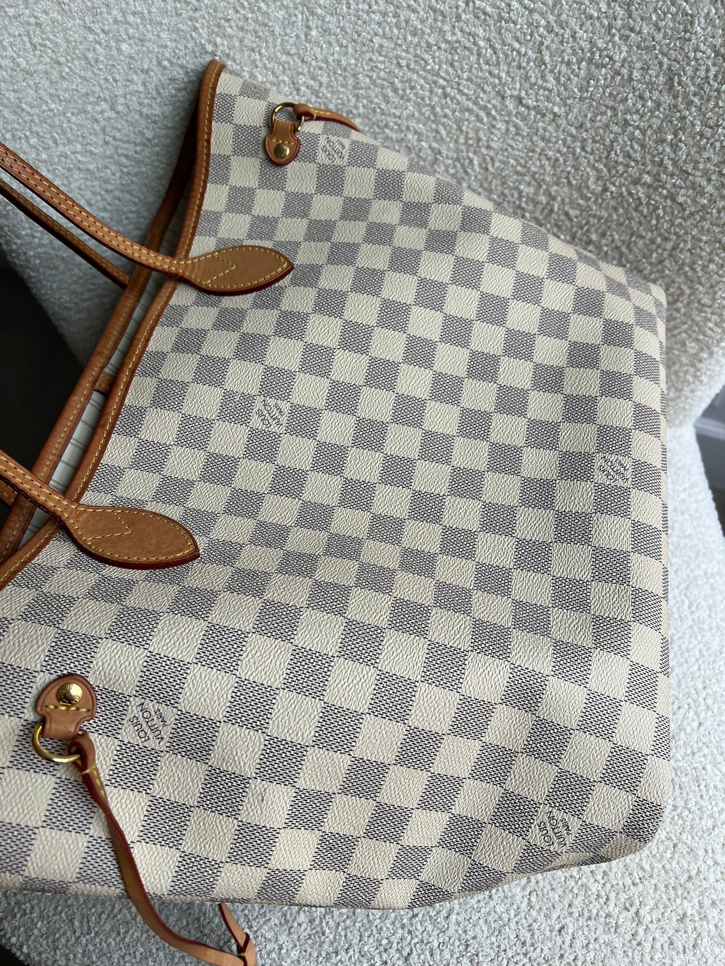 Louis Vuitton Neverfull MM Monogram Damier Azur (RRP £1,470)