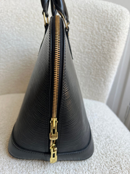 Louis Vuitton Alma PM Black Epi