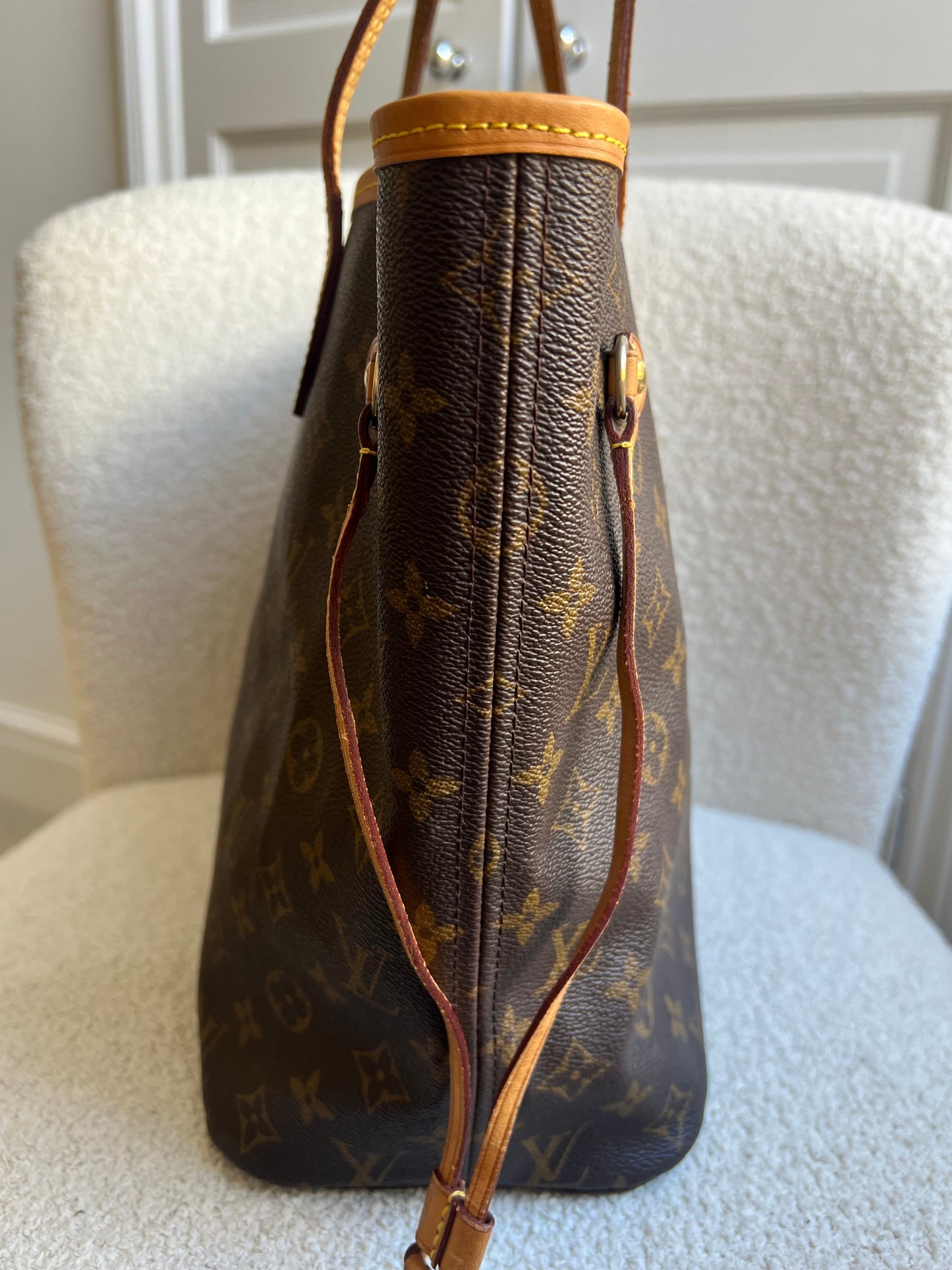 Louis Vuitton Neverfull MM Monogram Beige
