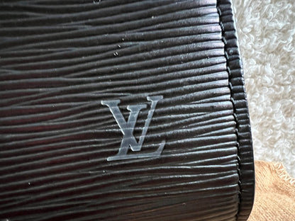Louis Vuitton Vintage Black Epi Leather Pochette