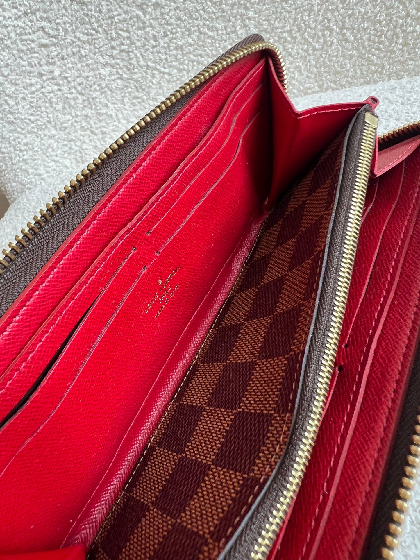Louis Vuitton Clemence Wallet in Damier Ebene (RRP £450)