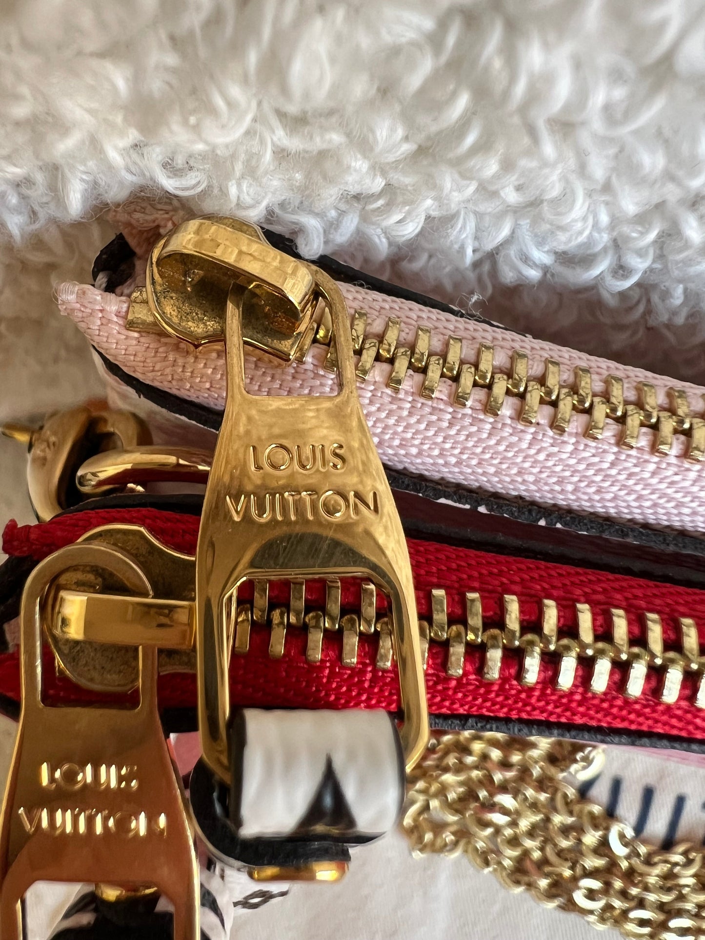 Louis Vuitton Double Zip Pochette Red Giant Monogram Jungle (RRP £1250)
