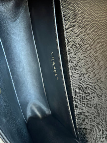 Chanel Black Caviar Medium Boy Bag (RRP £5800)