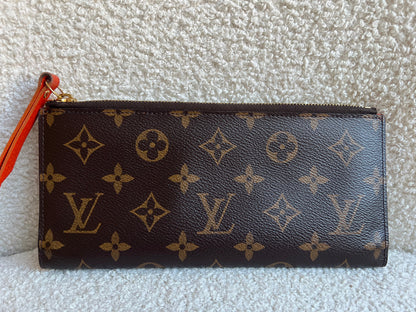 Louis Vuitton Adele Wallet Monogram and Orange