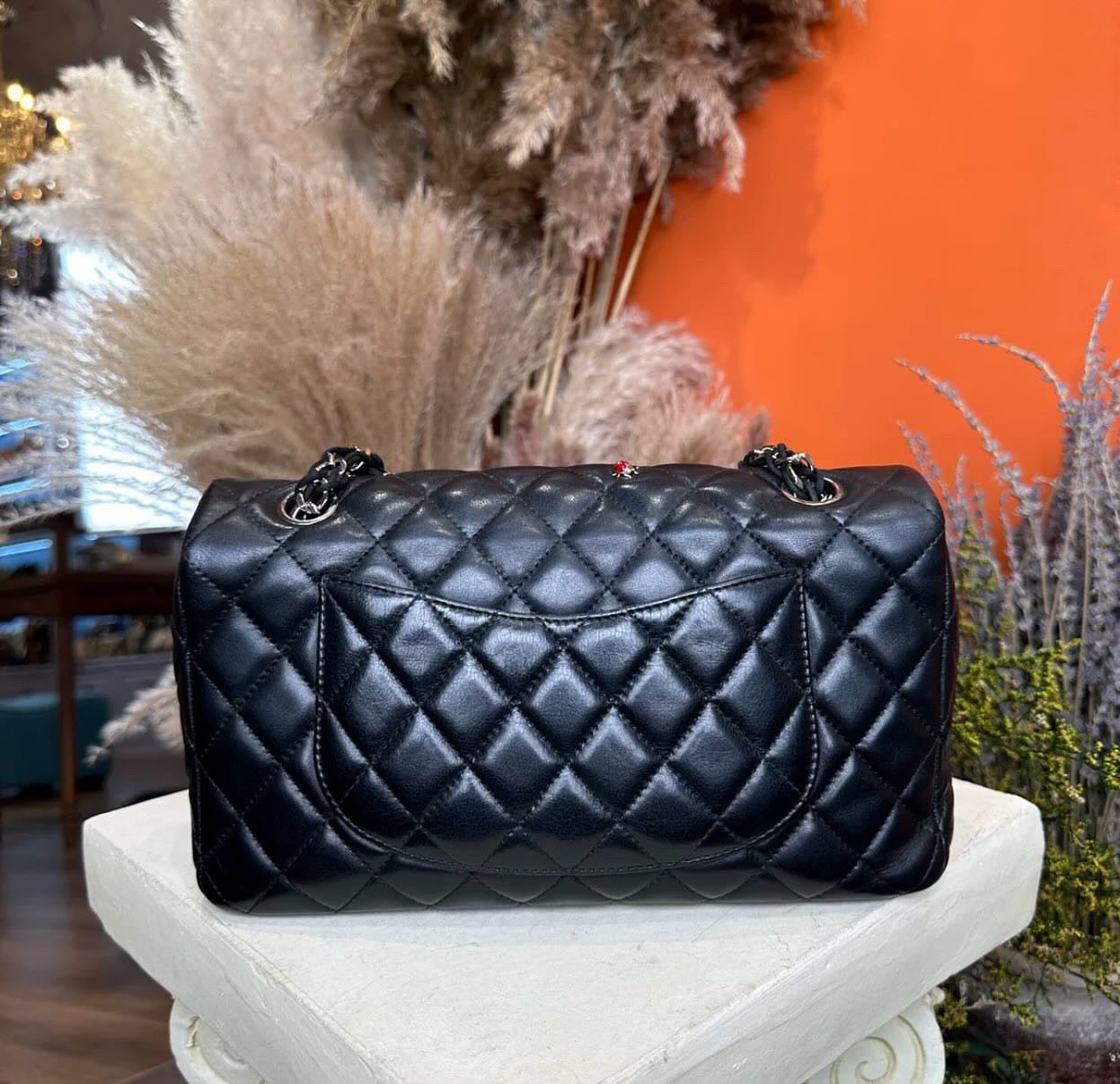 Chanel Timeless Lambskin Black Shoulder Bag