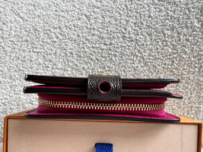 Louis Vuitton Perforated Monogram Fuchsia Compact Wallet