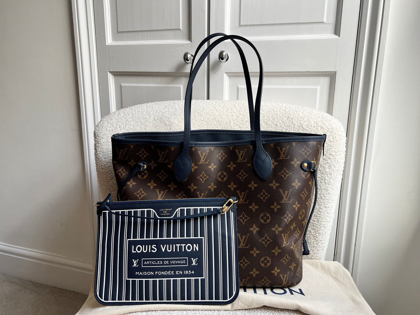Louis Vuitton Neverfull MM Inside Out (RRP £2,280)