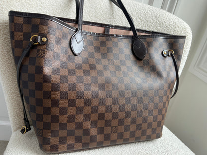Louis Vuitton Neverfull MM Damier Ebene Cherry Interior (RRP £1,430)