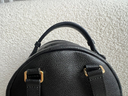 Louis Vuitton Sarbonne Backpack Black Empreinte