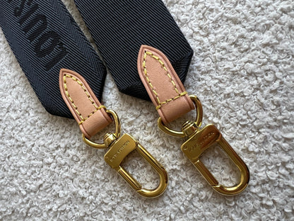Louis Vuitton Black Canvas Bandouliere Strap