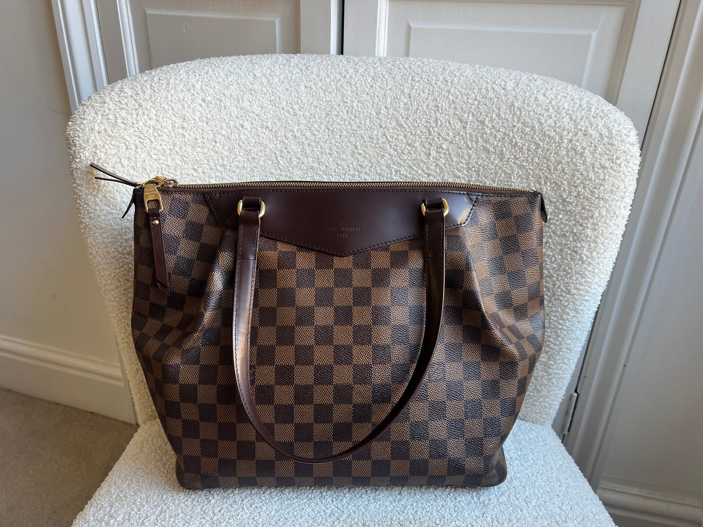 Louis Vuitton Westminster MM Tote Damier Ebene