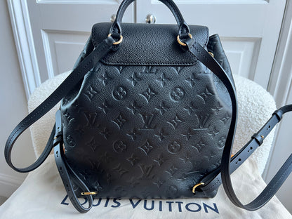 Louis Vuitton Montsouris Backpack Black Empreinte (RRP £2170)