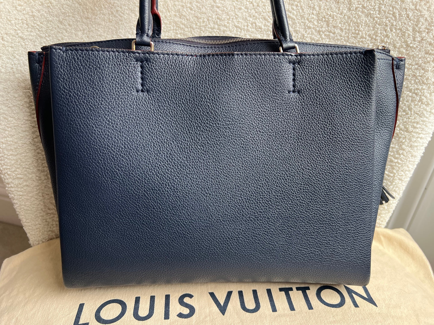 Louis Vuitton Lockmeto Bag in Marine Rouge