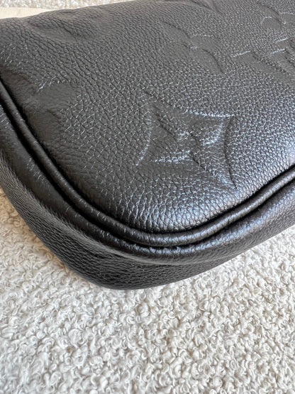 Louis Vuitton Ivy Wallet on Chain Bag Black Empreinte (RRP £1,490)