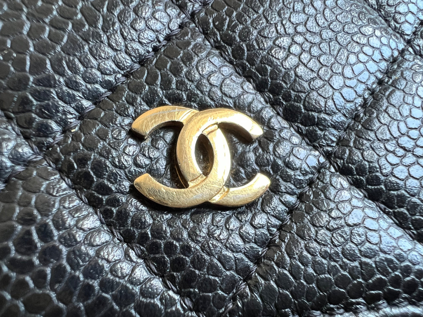 Chanel Black Caviar Wallet on Chain (RRP £2,930)