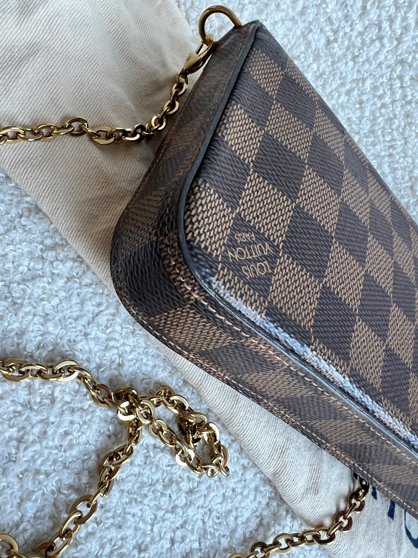 Louis Vuitton Felicie Pochette Damier Ebene (RRP £1090)