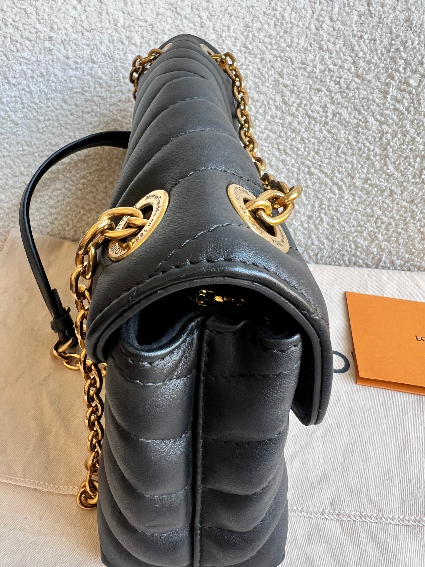 Louis Vuitton Black New Wave Chain Bag MM (RRP £2310)