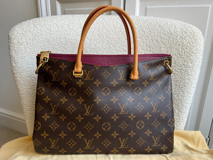 Louis Vuitton Pallas Tote in Monogram and Fuchsia (RRP £1960)