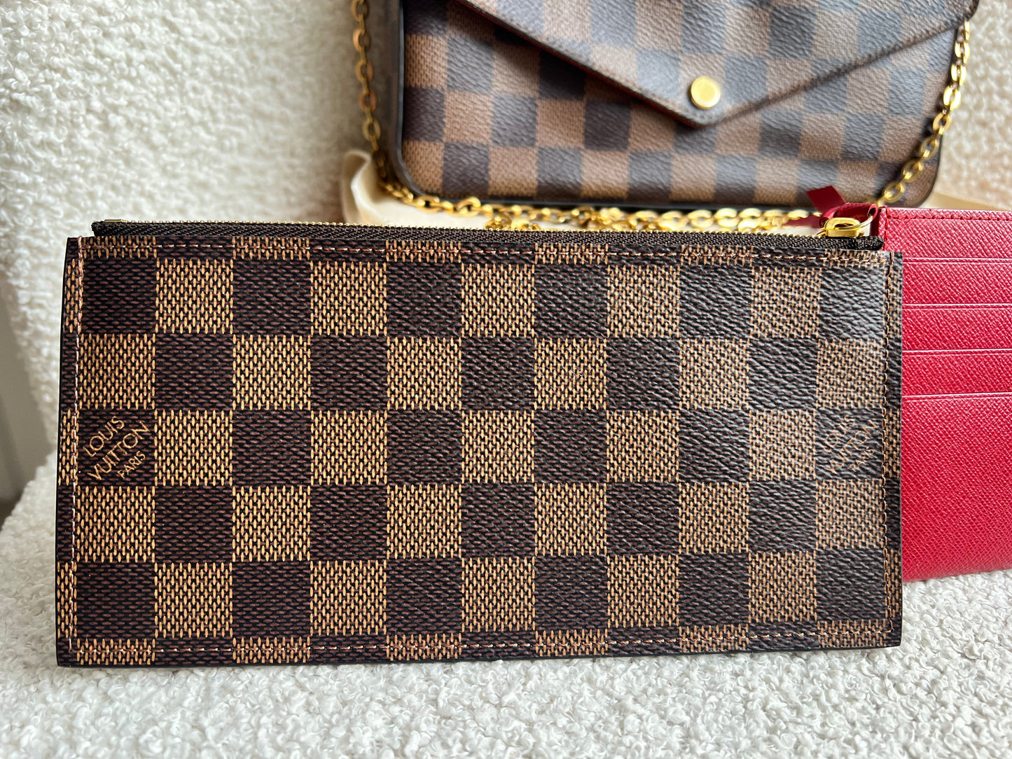 Louis Vuitton Felicie Pochette Damier Ebene (RRP £1110)