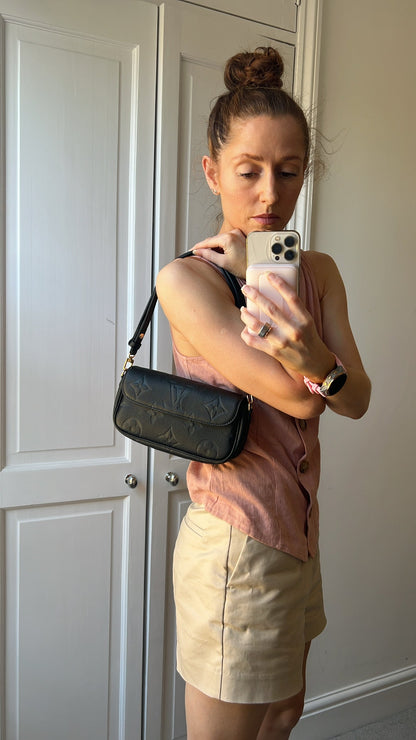 Louis Vuitton Ivy Wallet on Chain Bag Black Empreinte (RRP £1,490)