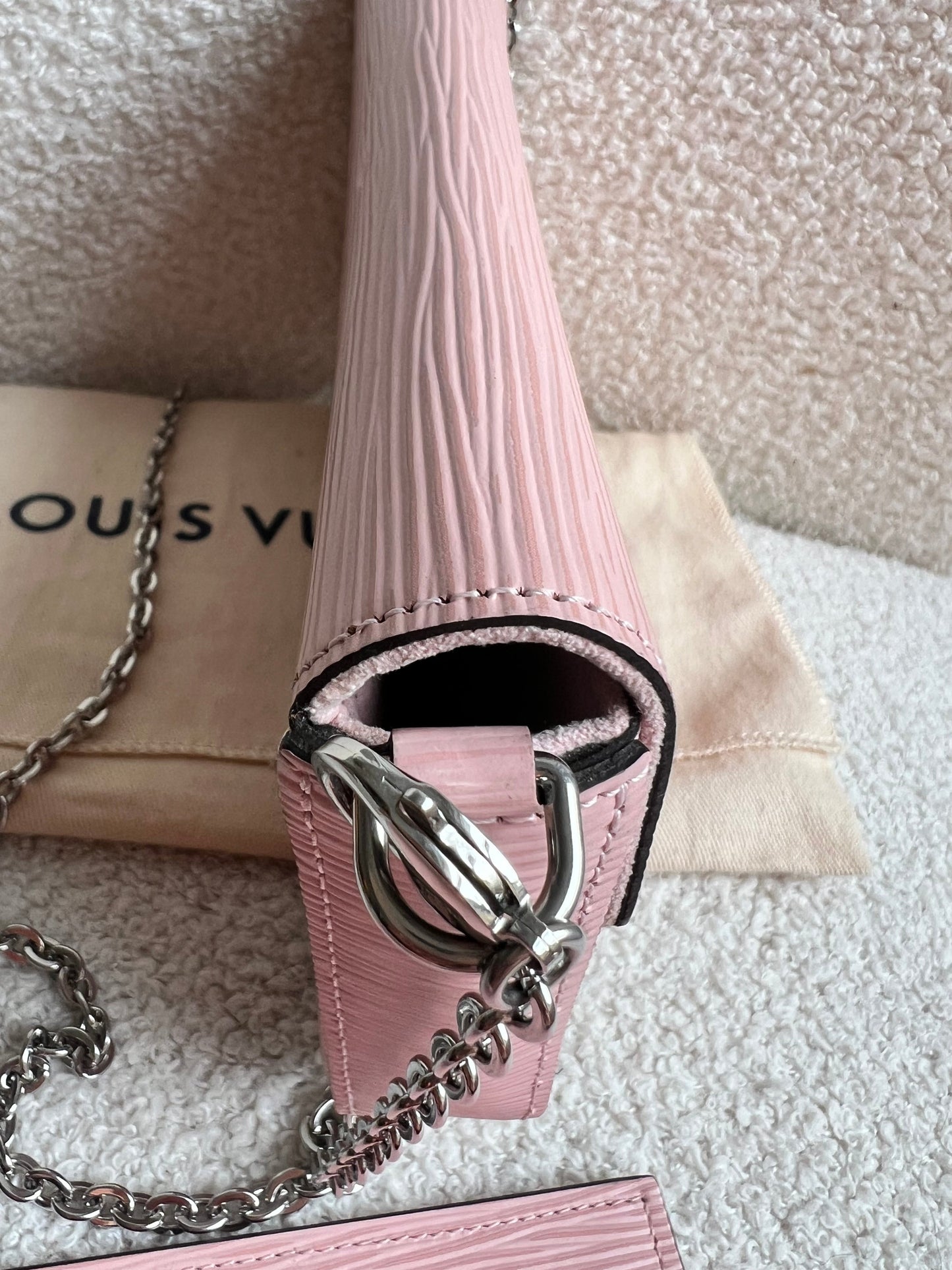 Louis Vuitton Felicie Pochette Rose Ballerine Epi (RRP £1160)