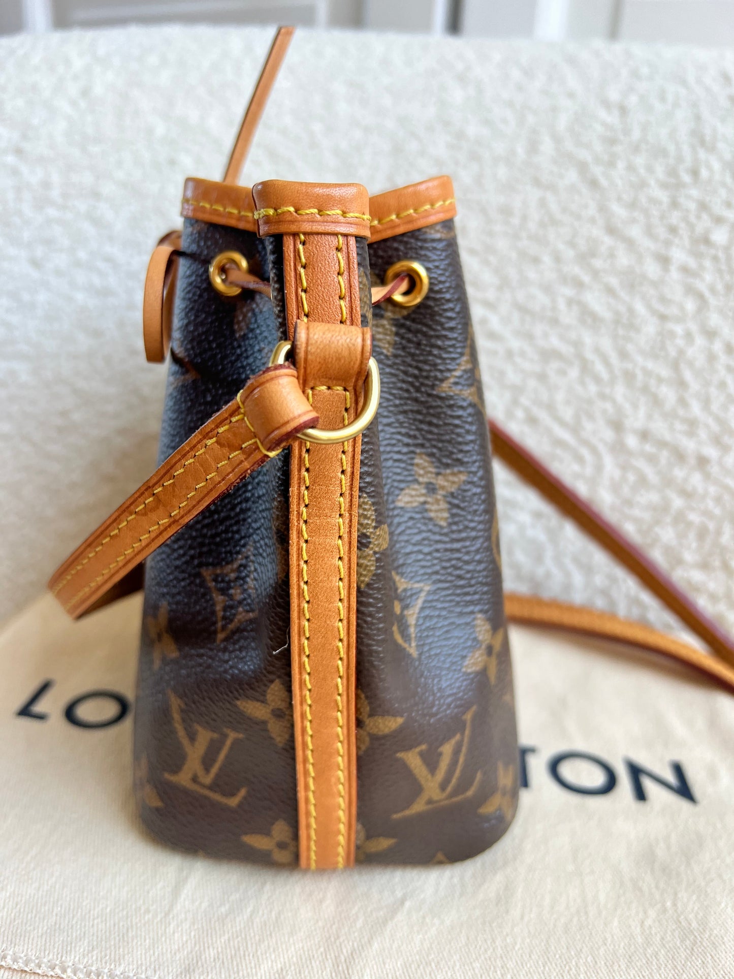 Louis Vuitton Nano Noe Bucket Bag Monogram