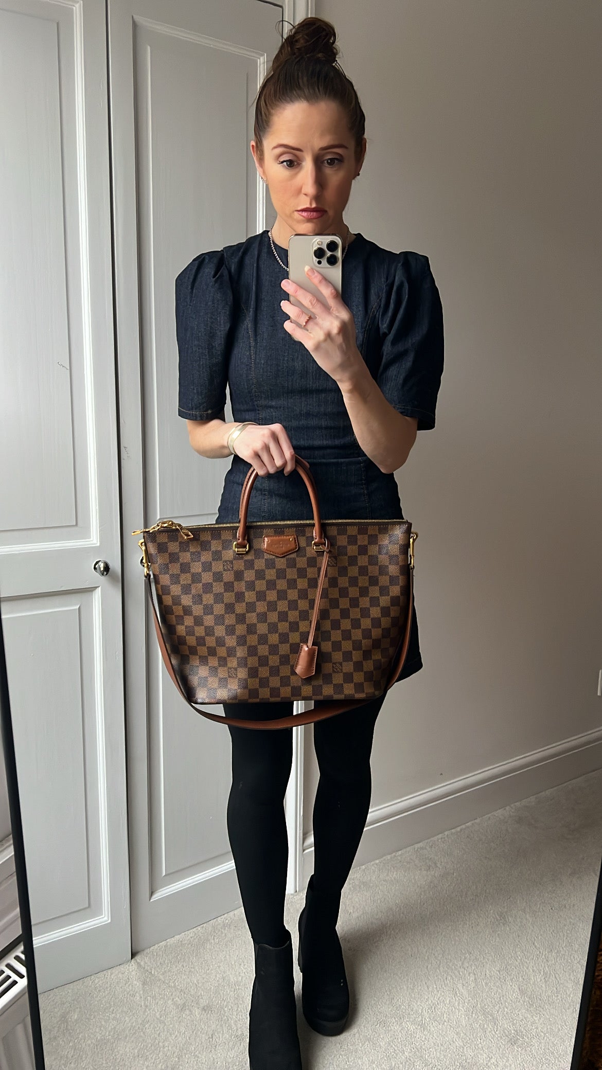 Louis Vuitton Belmont Tote Damier Ebene