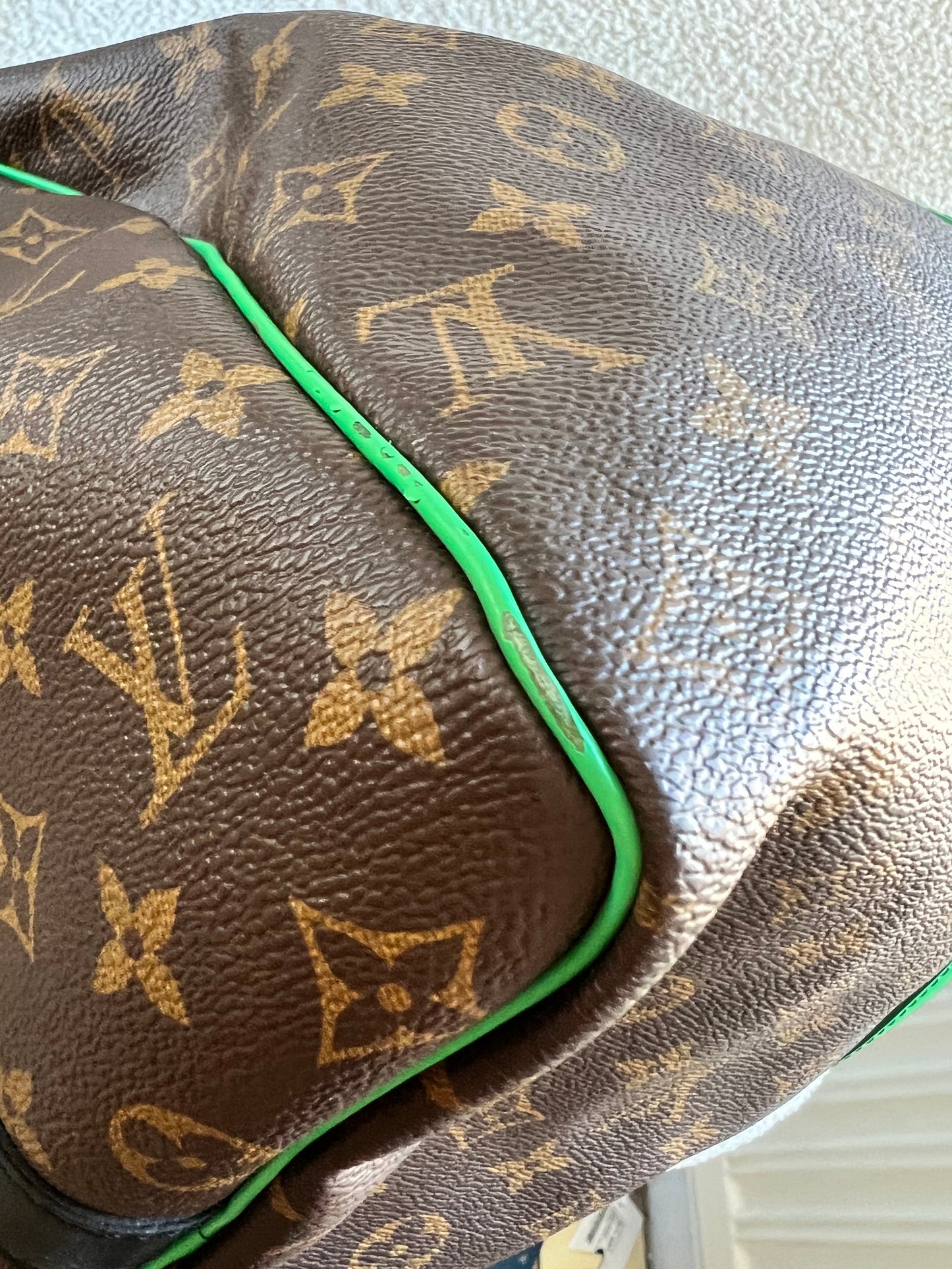 Louis Vuitton Keepall Bandouliere 50 Monogram Macassar and Minty Green (RRP £2,520)